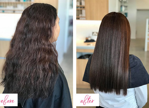 Agi Hair Treatment before and after